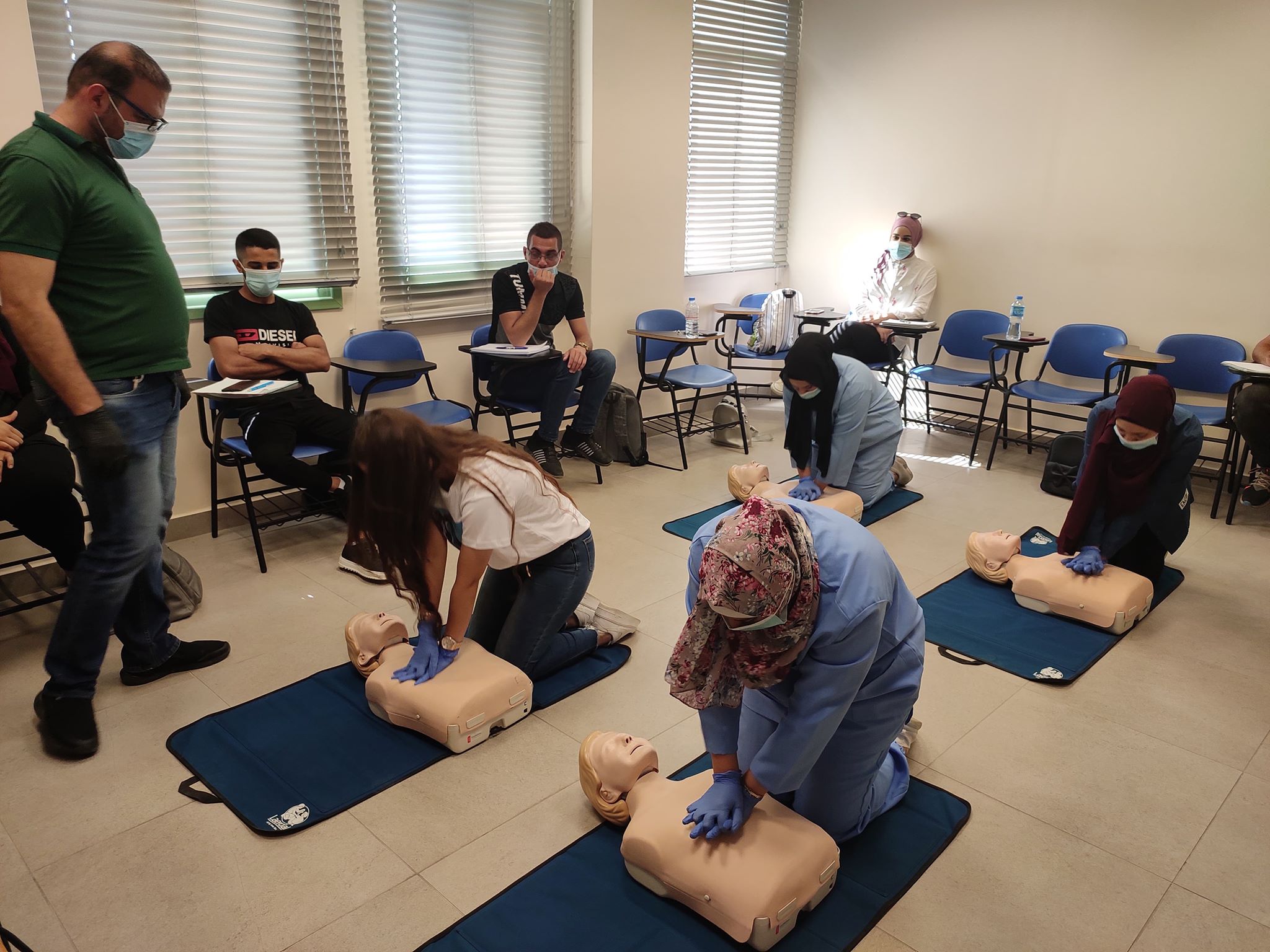 Part of the training courses that the Heart Center offers