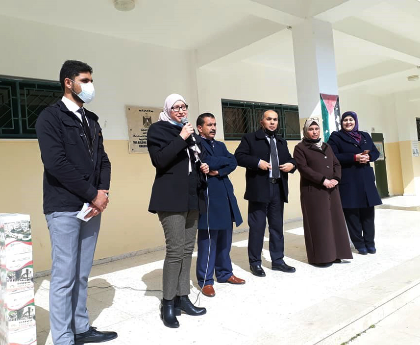 AAUP Participates in the Orientation Activities for Tawjihi Students in Some Schools in Jenin, Qabatya and Tubas