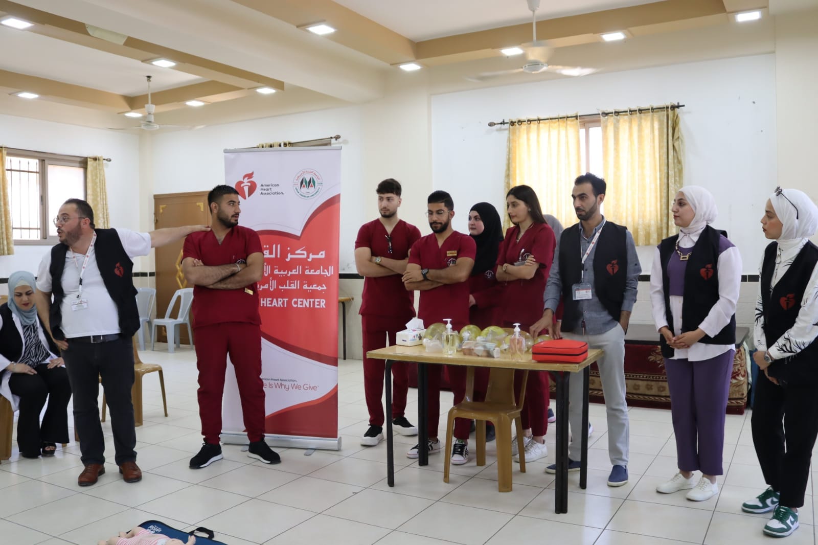 The Heart Center at the University Holds a Training Course Entitled: "Cardiopulmonary Resuscitation and Basic Life Support"