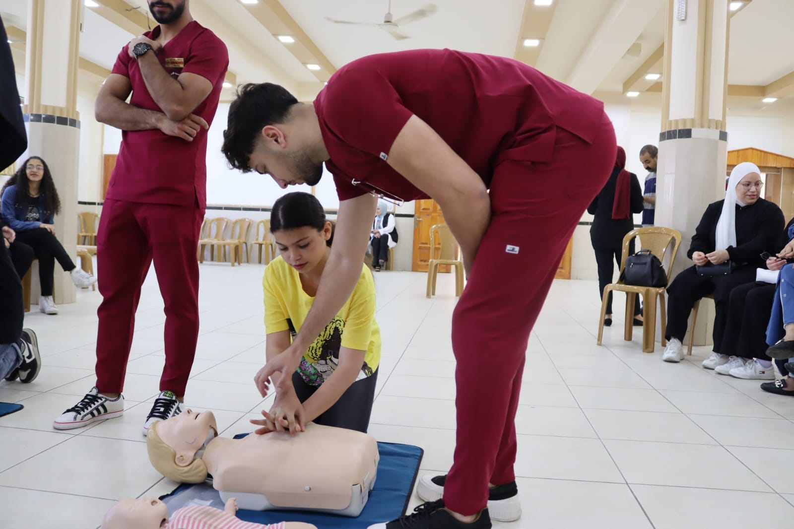 The Heart Center at the University Holds a Training Course Entitled: "Cardiopulmonary Resuscitation and Basic Life Support"