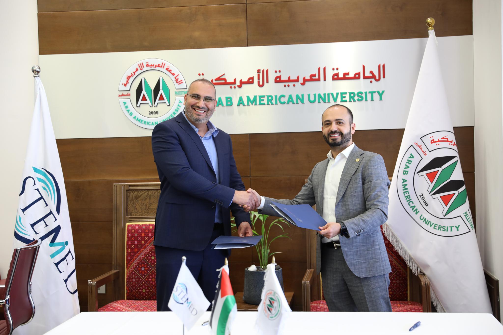 The Arab American University Signs a Cooperation Agreement with ASTEMIED Company for Medical and Hearing Solutions