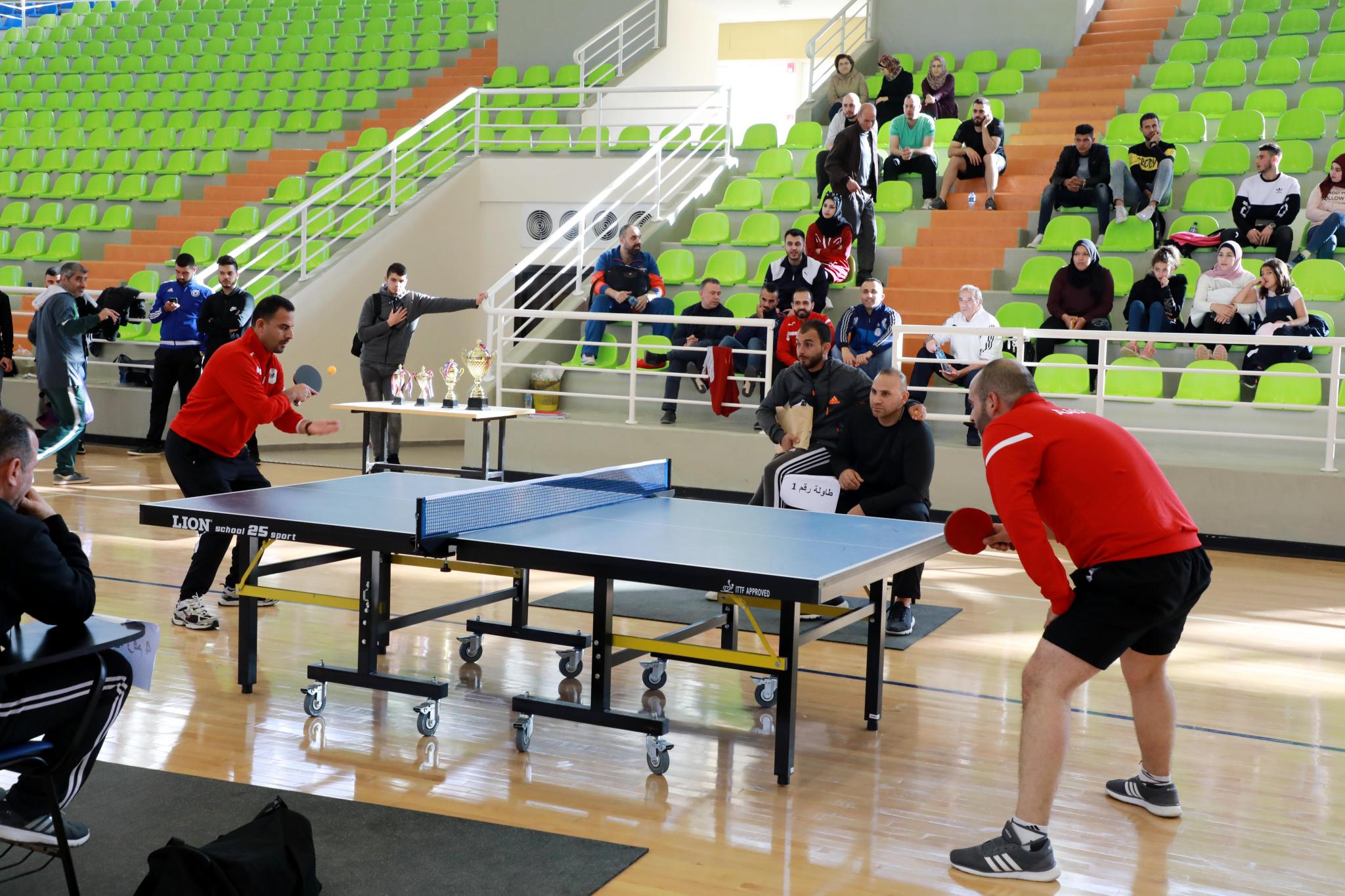 Photos of the Table Tennis Championship for University Employees