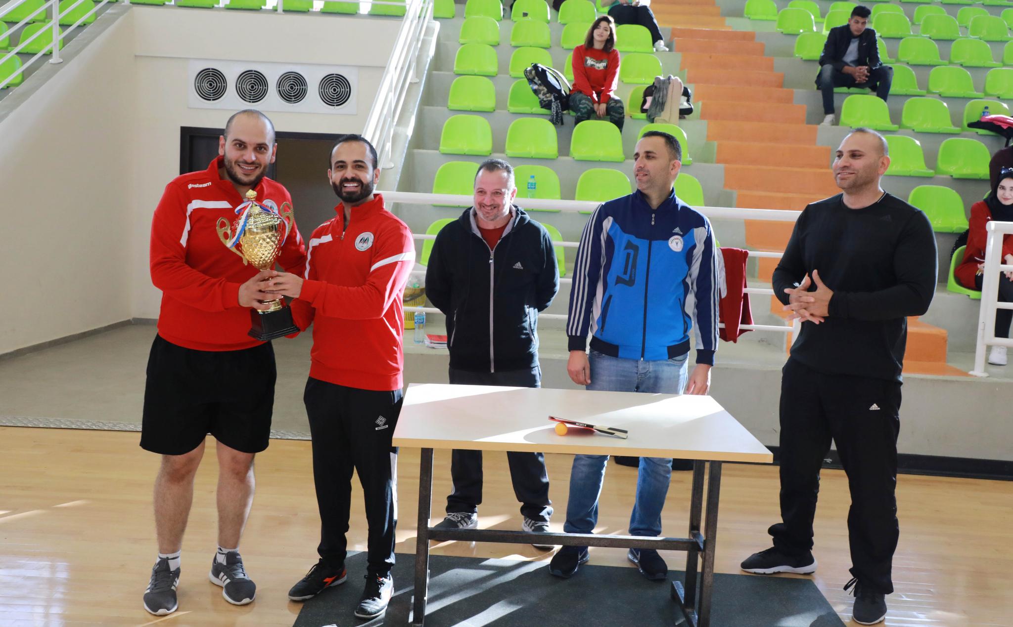 Photos of the Table Tennis Championship for University Employees