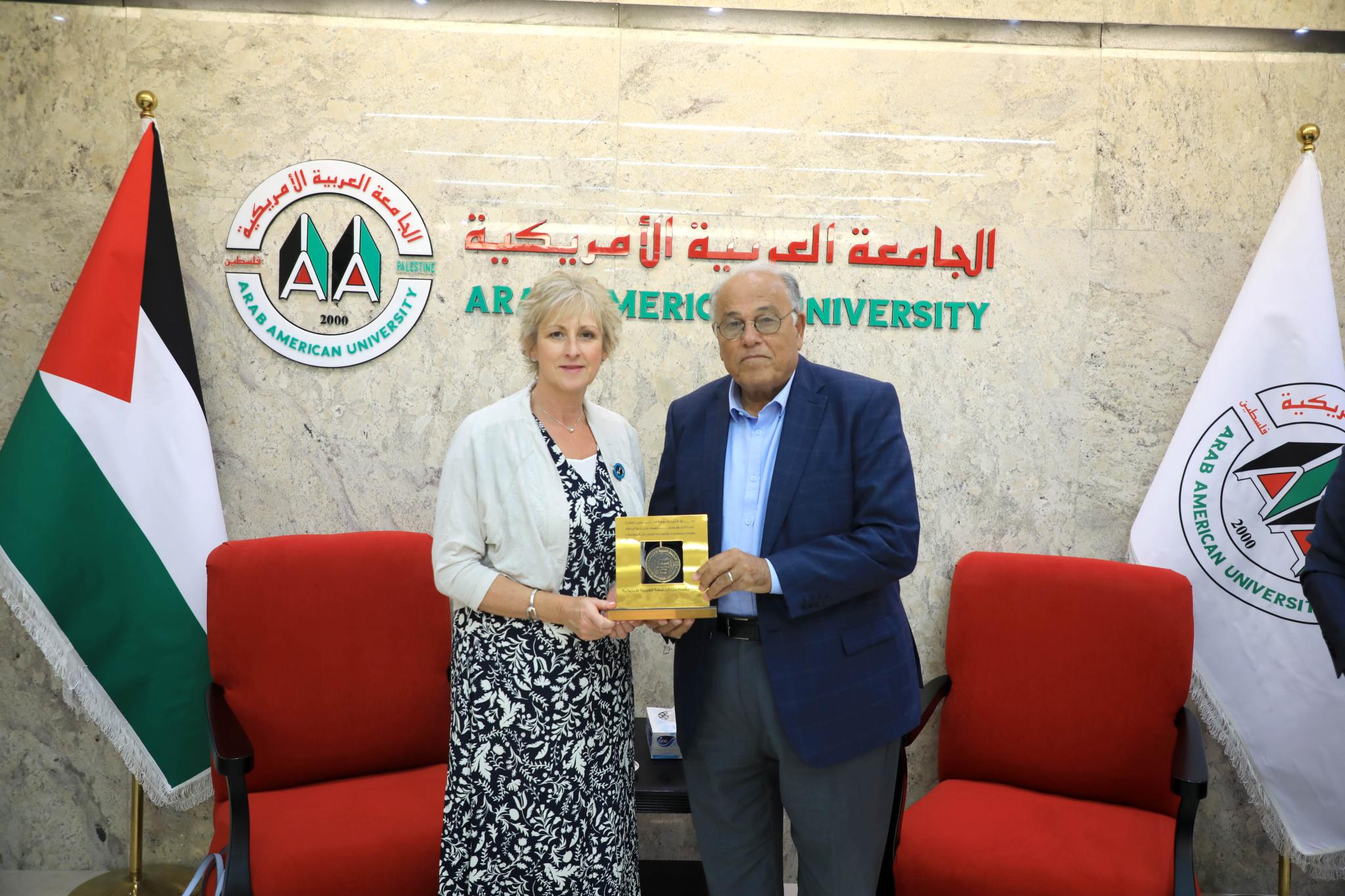 A Delegation from the International Federation of Occupational Therapy Visits AAUP to View its Medical Laboratories