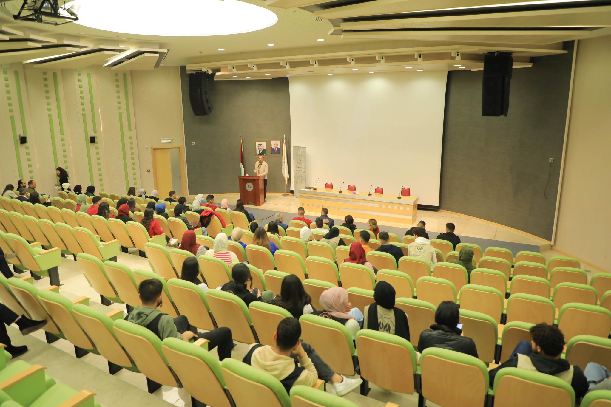 AAUP Concludes the Activities of the Palestinian Day for Media Simulation in Ramallah Campus