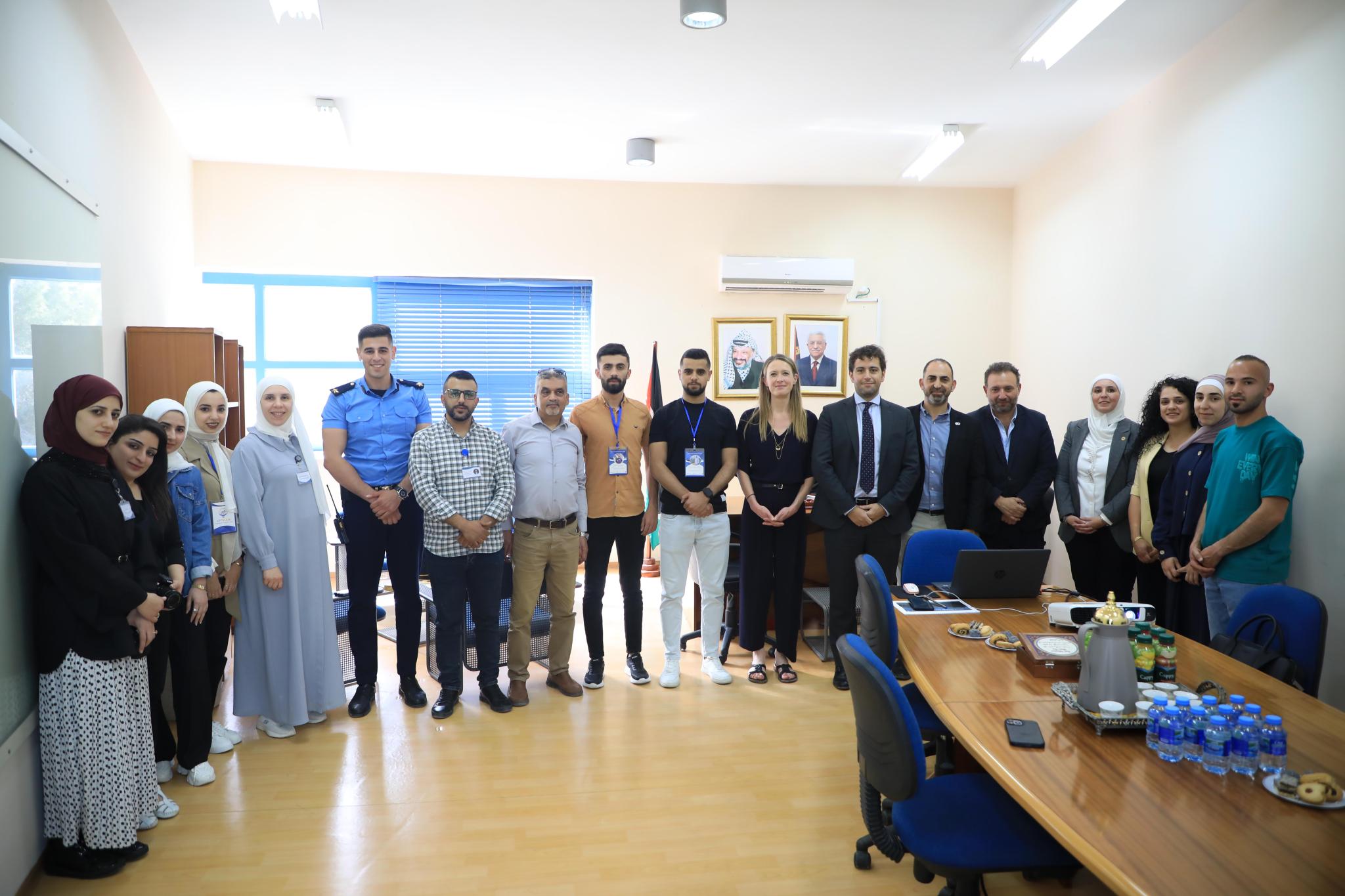 A European Union Delegation Visits AAUP and the Hassib Sabbagh IT Center of Excellence in Jenin