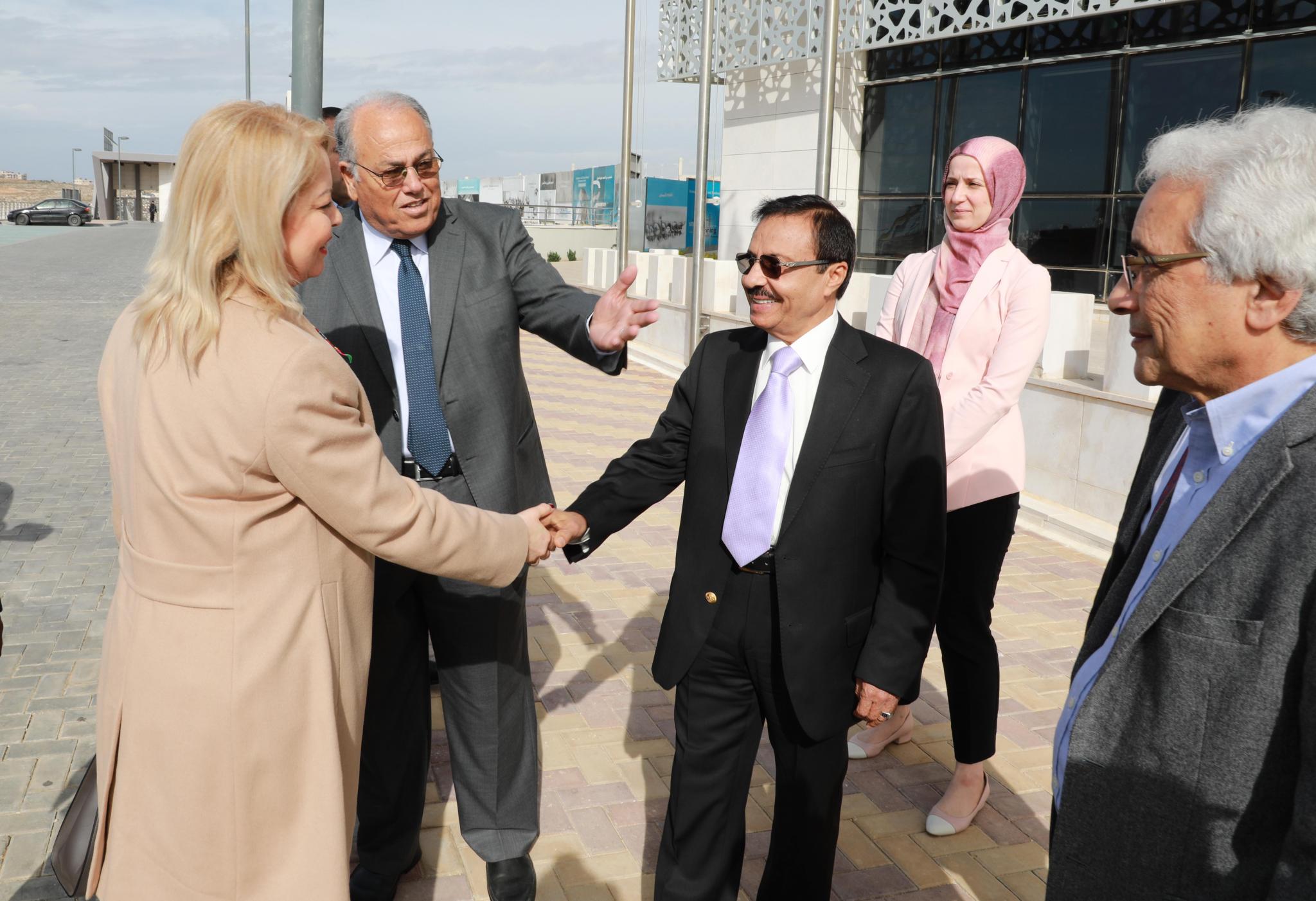 Part of the reception of the Advisor to the Prime Minister during her visit to the University