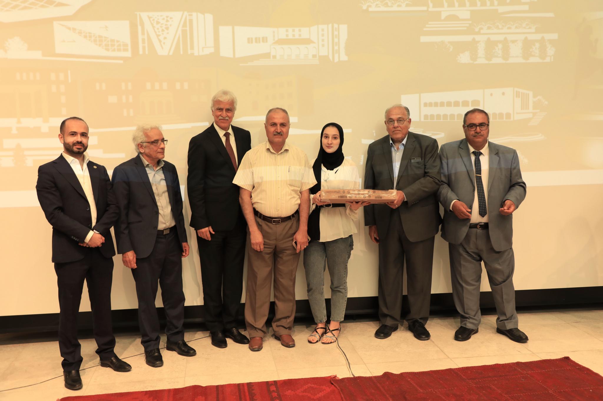 AAUP and the Ministry of Education Honor School Students who Won in the Competitions that AAUP Organized