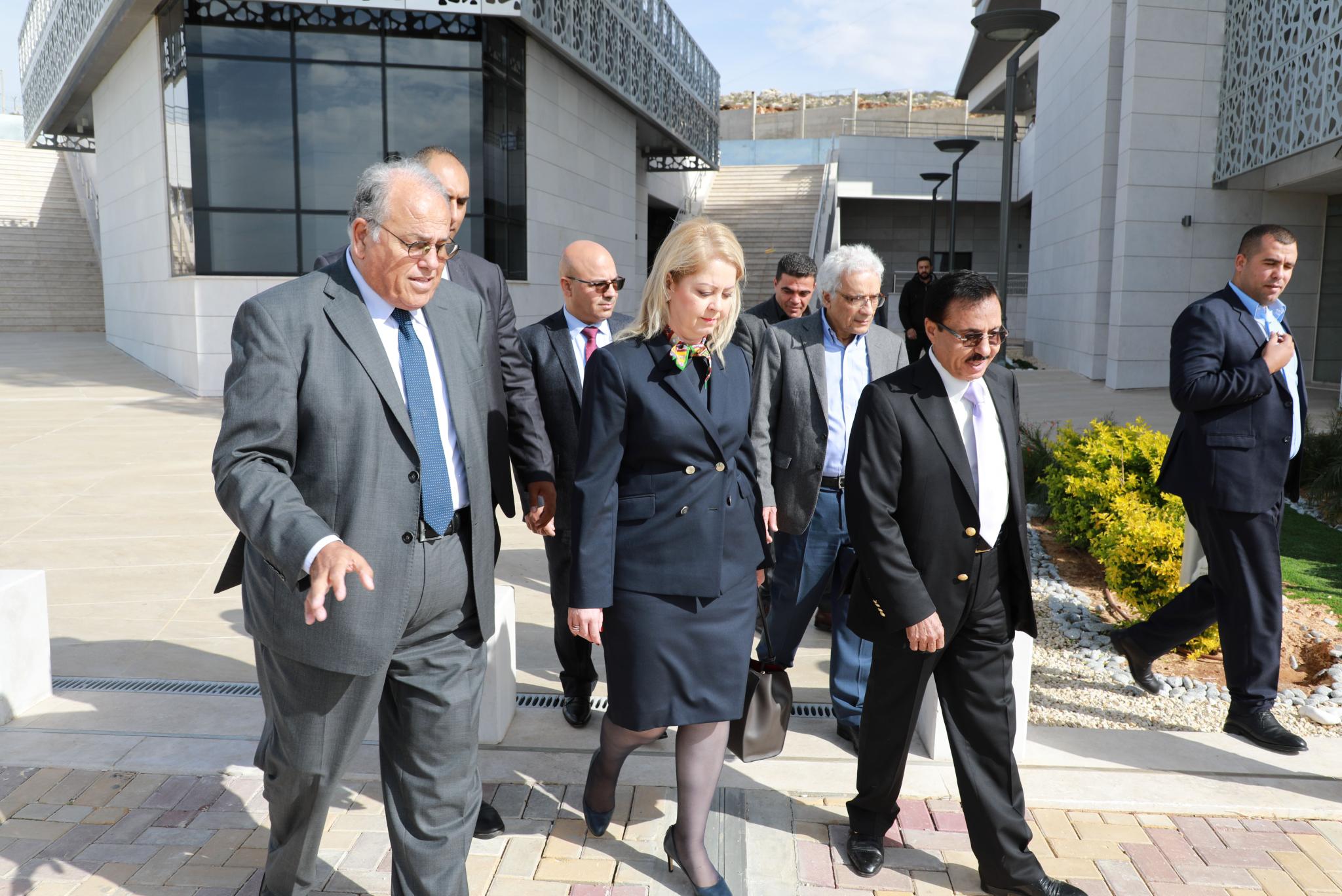 Part of the reception of the Advisor to the Prime Minister during her visit to the University