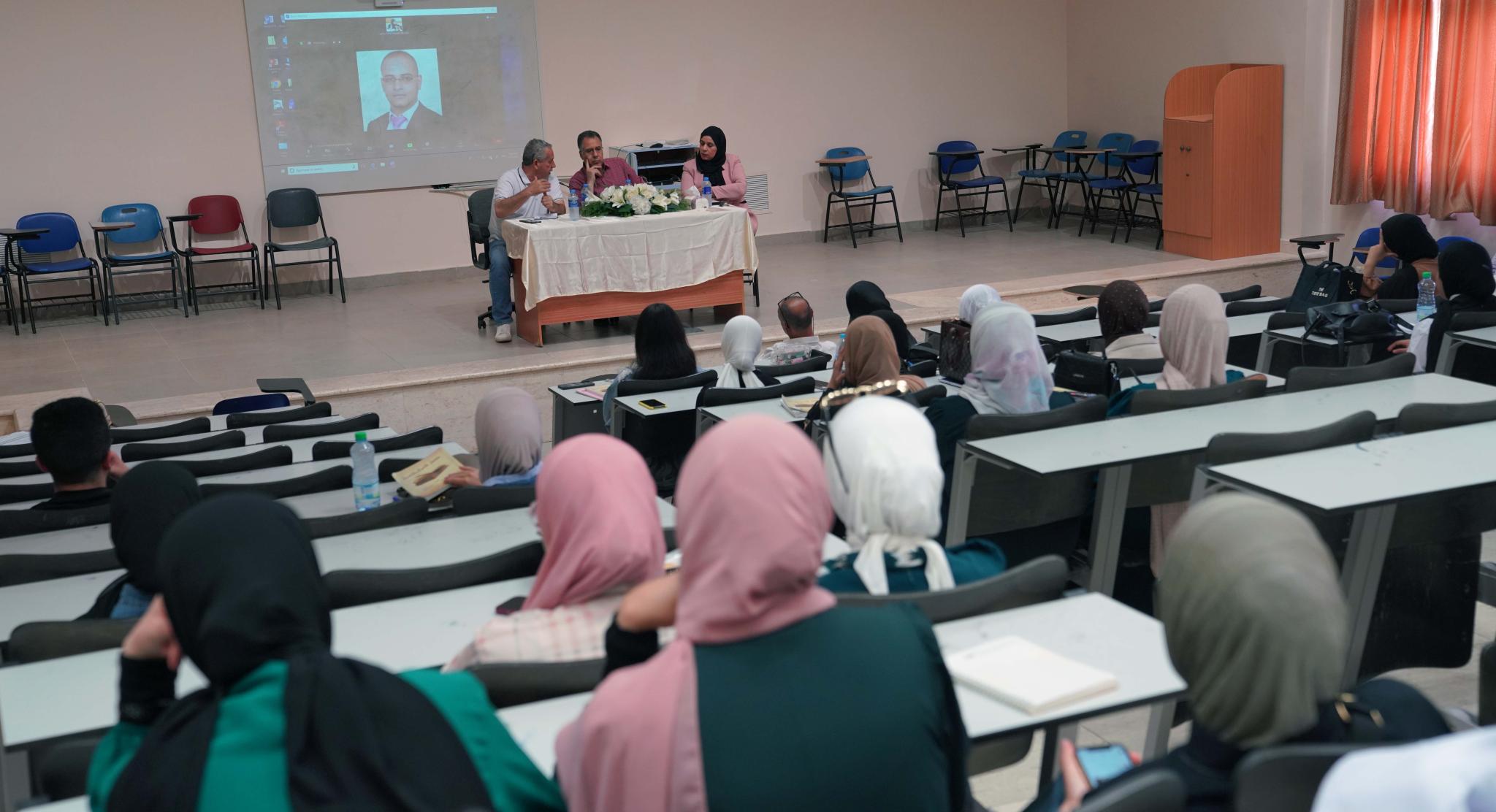 The Arab American University Holds a Lecture for its Students on Transformative Education in Celebration of the Global Campaign for Education