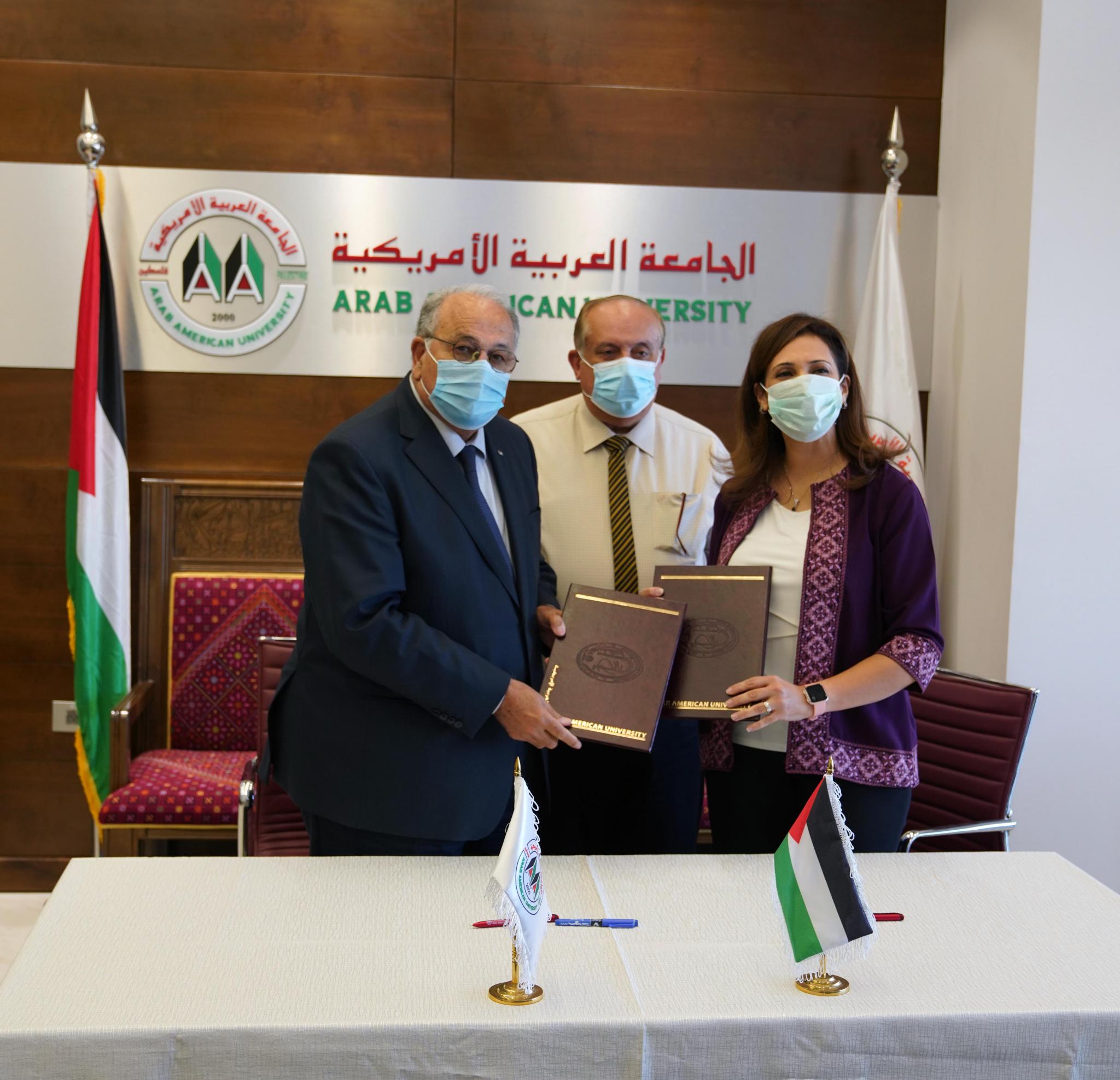 The Signing of an Agreement between AAUP and the Palestinian Central Bureau of Statistics to Start the BA Program in "Statistics and Data Sciences"