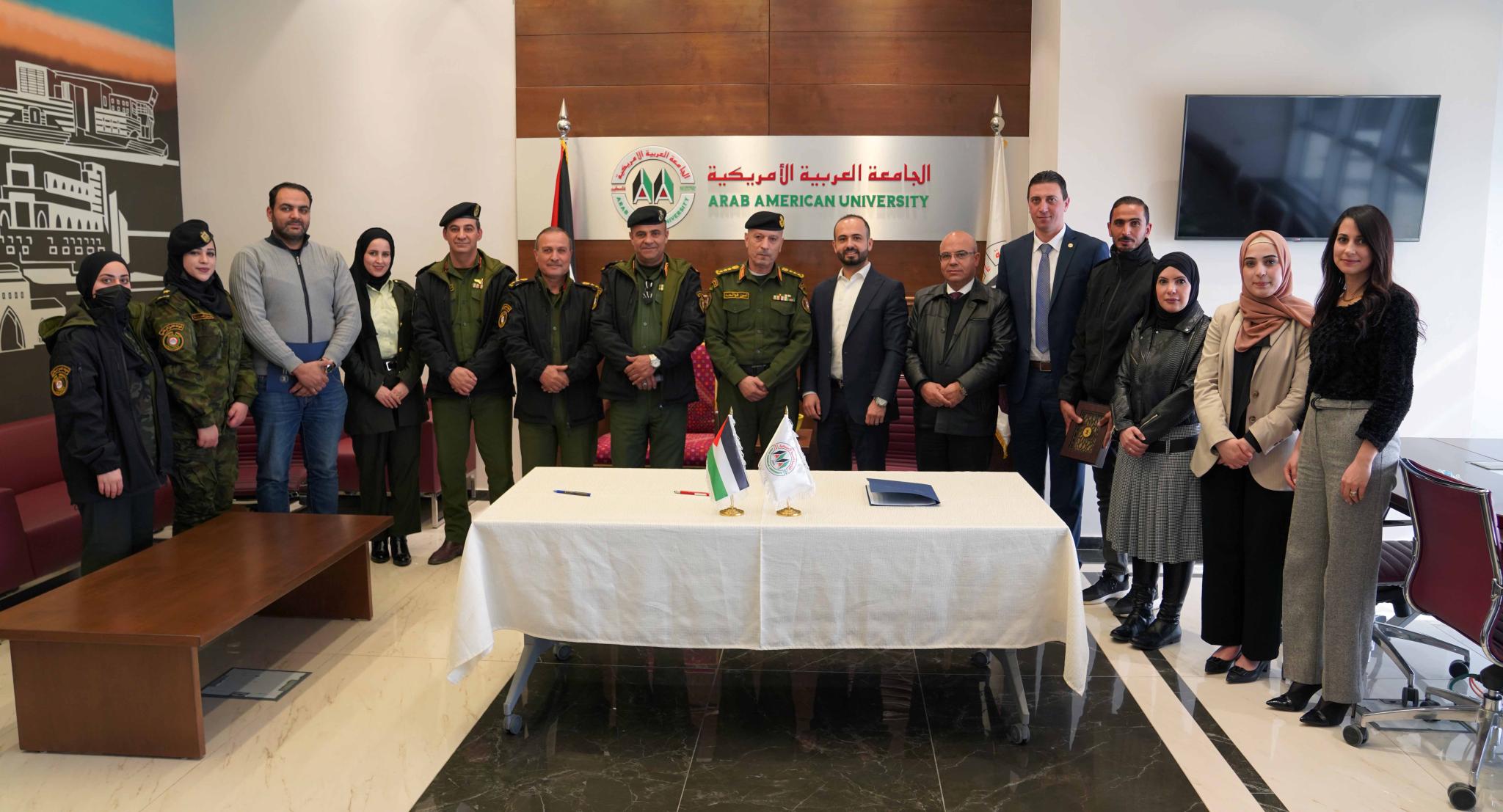 AAUP and National Security Forces Sign a Memorandum of Cooperation and Understanding