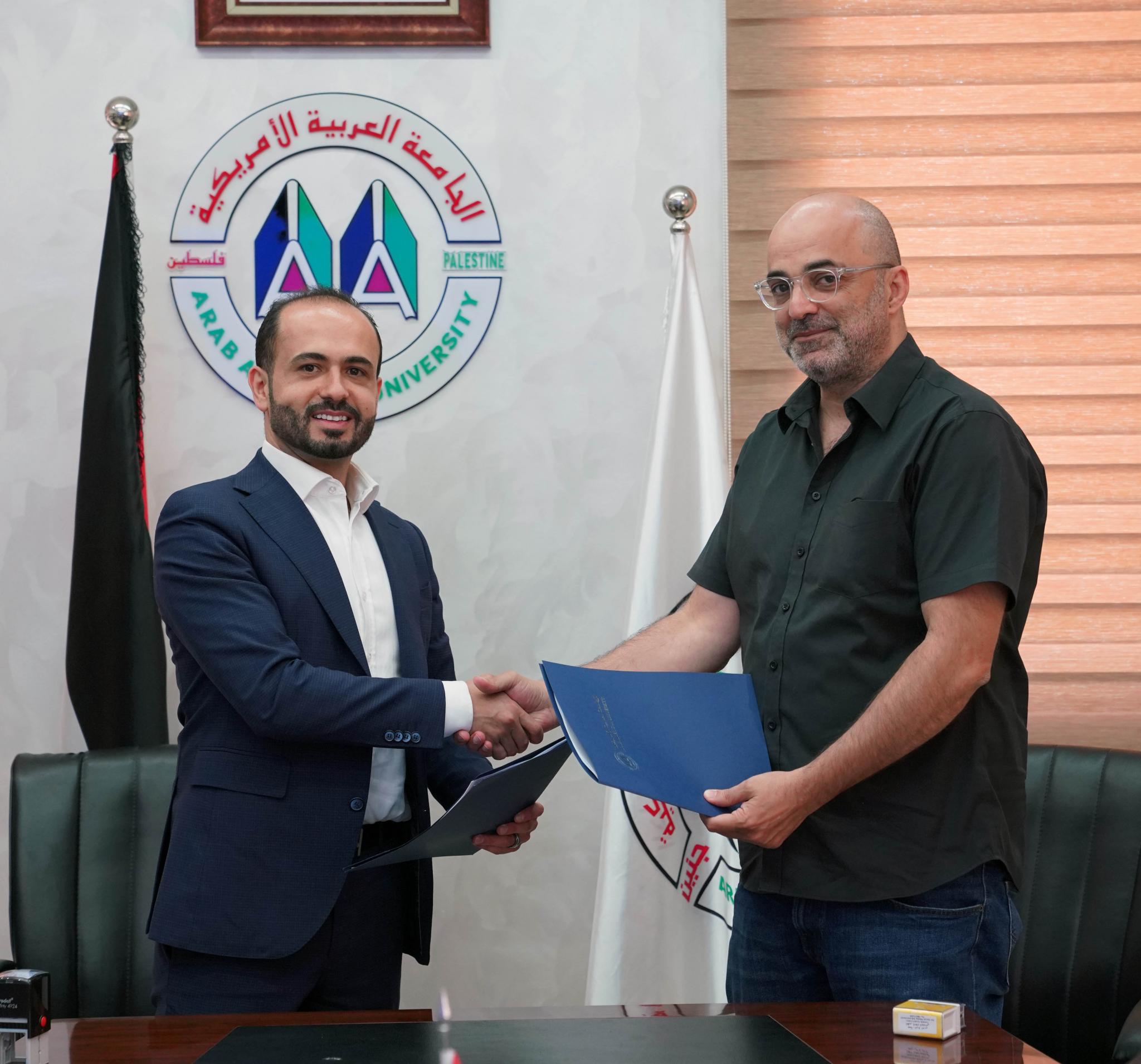 MoU Signing between AAUP and the Arab Center for the Advancement of Social Media