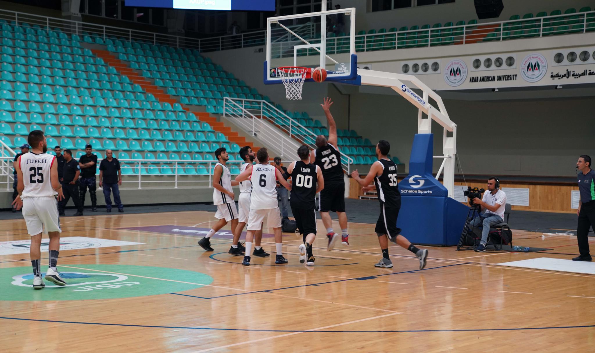 AAUP Hosts a Game between Sarreyet Ramallah Team and Orthodox Ramallah Club Team in its International Sports Hall