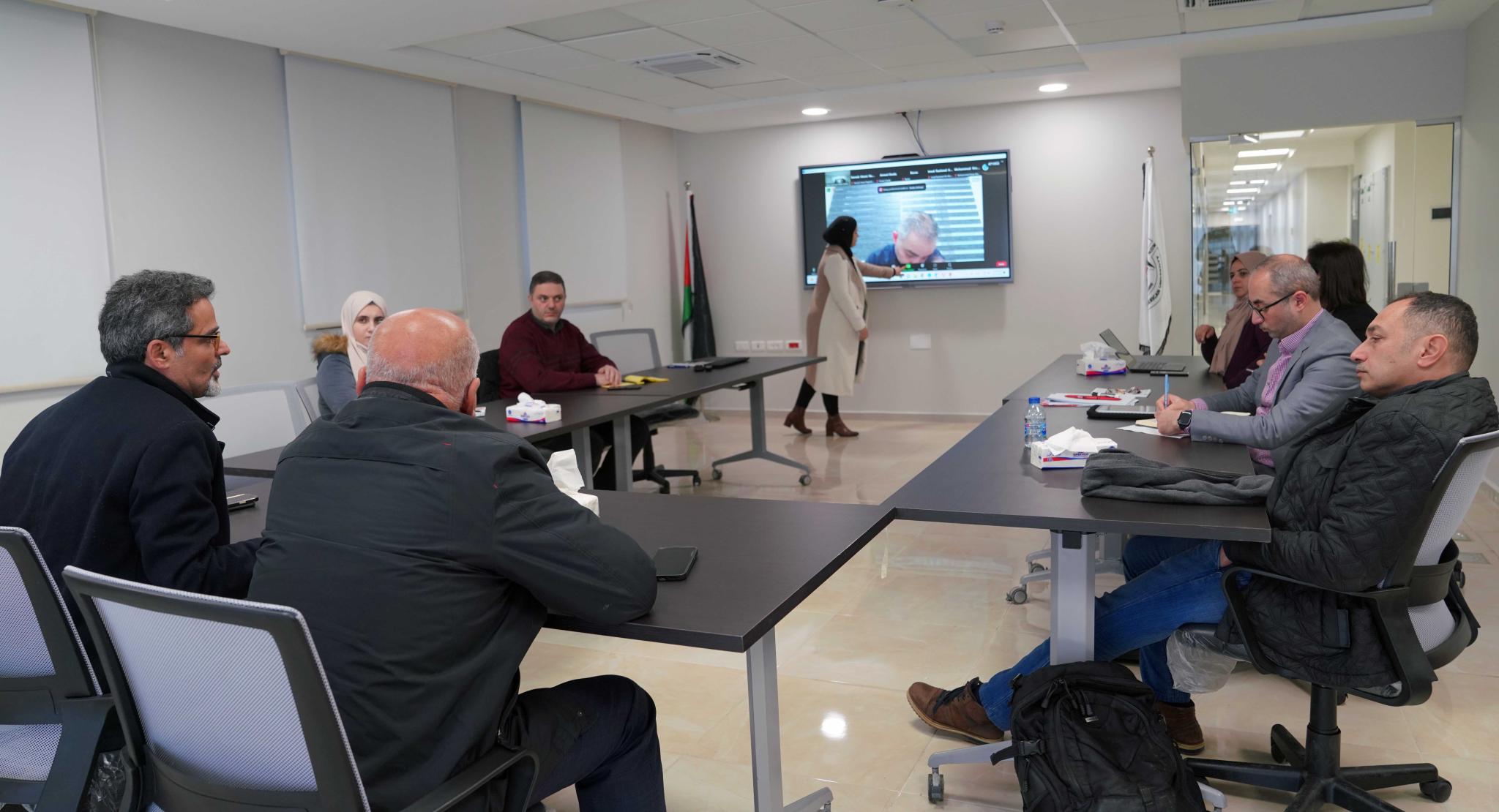 The Arab American University Hosts the Director of the Erasmus+ Office in Palestine