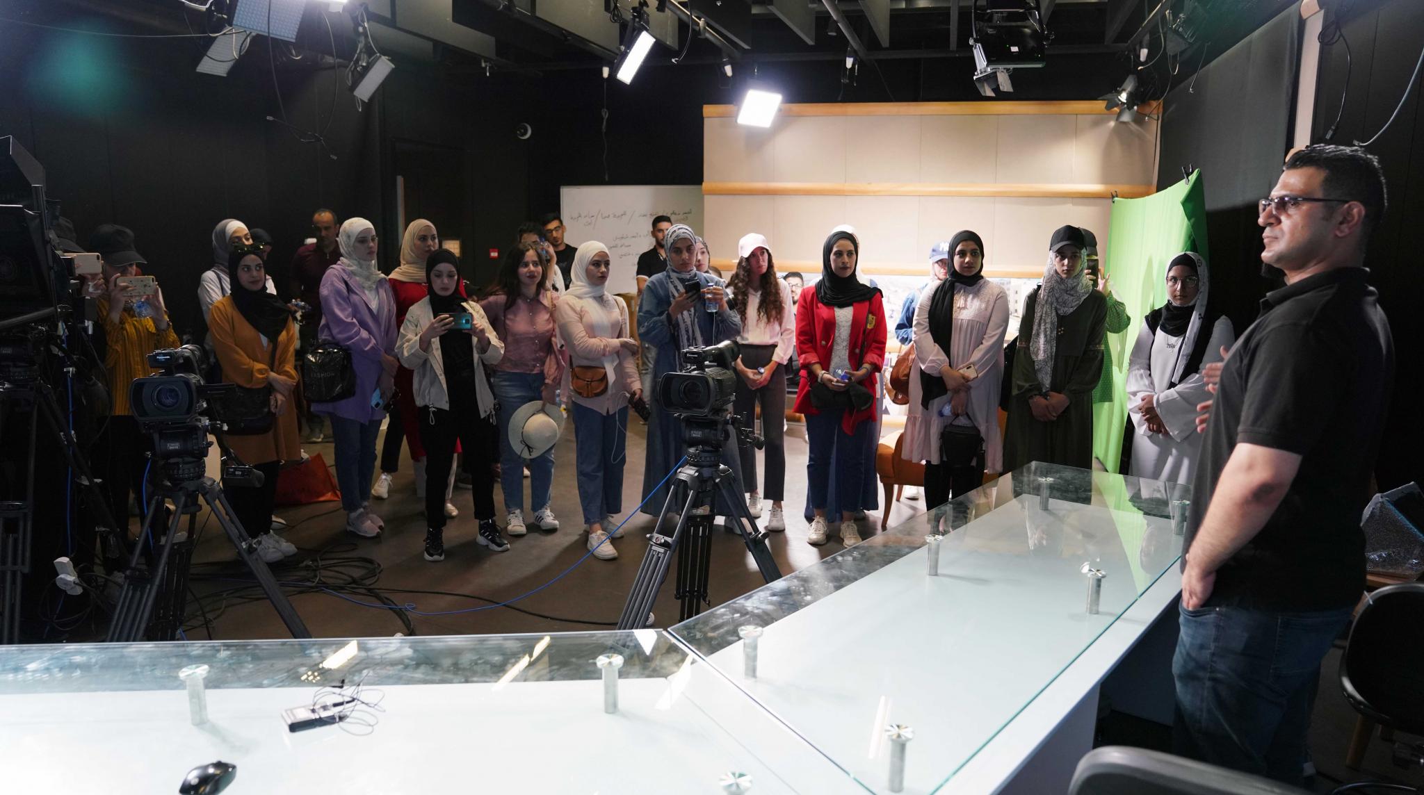 From Asdaa’ News Organization, a Youth Journalists Delegation Visits AAUP