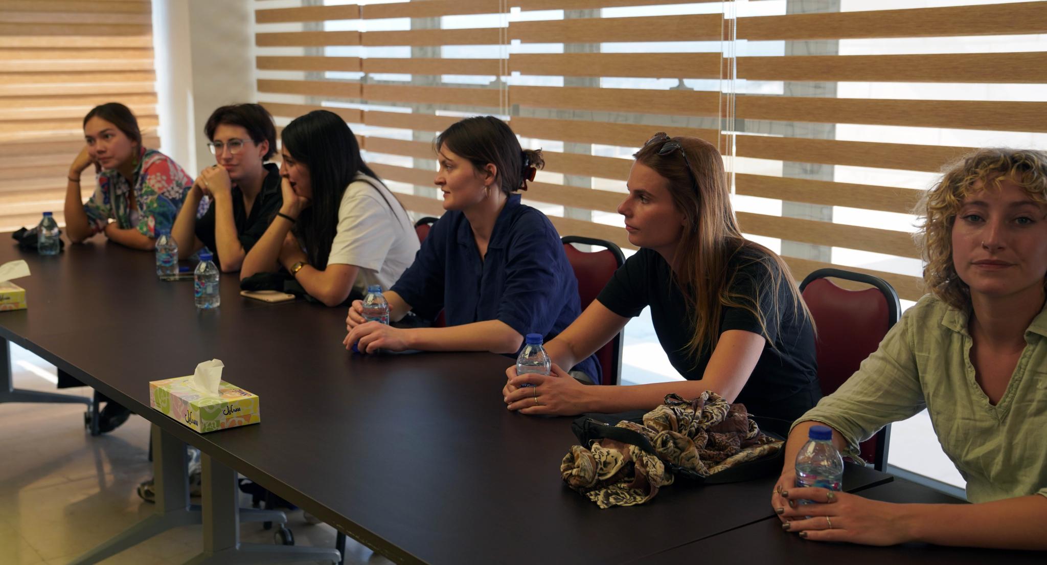A Student Delegation from the University of Louvain, Belgium, Visits AAUP