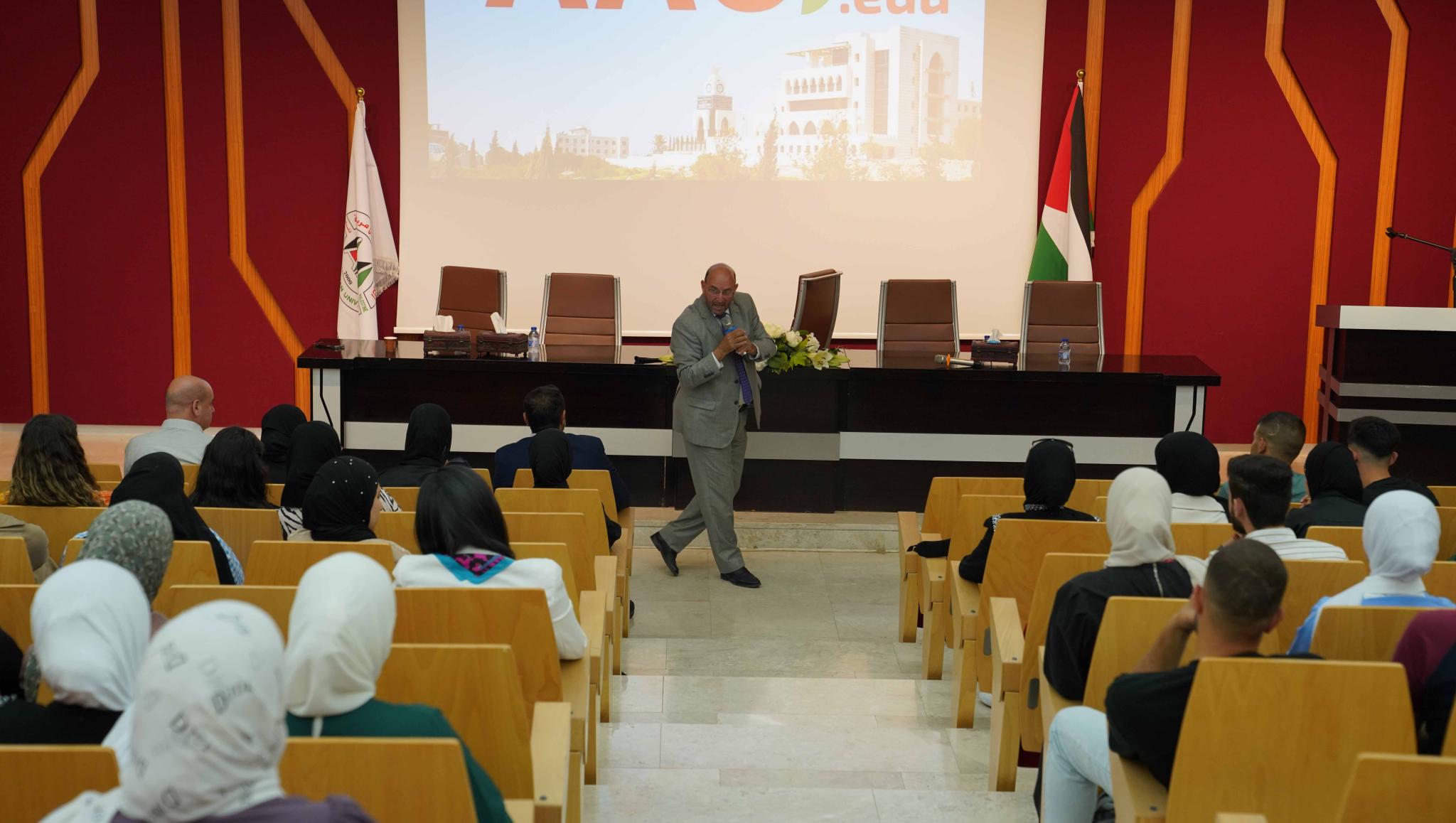 AAUP Hosts the International Trainer Dr. Monther Al-Haram in a Training Workshop for Students on Human Development