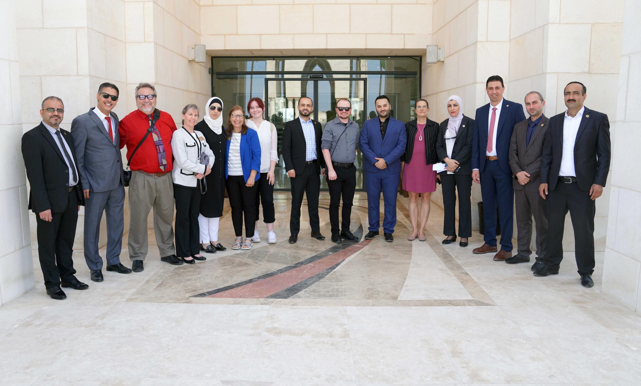 A Visit Aiming to Develop University Education and Scientific Research at AAUP Is Concluded by a Shenandoah University Delegation