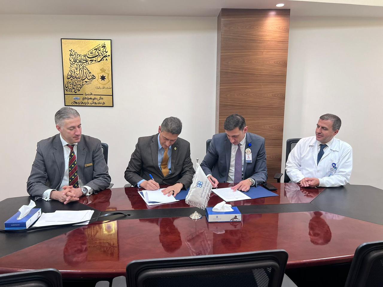 The Arab American University and the Istishari Hospital in Amman Sign a Cooperation Agreement to Train Medical Students