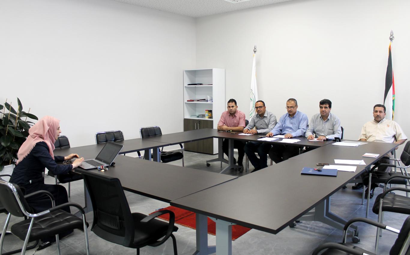 Part of Interviews for Master Scholarships’ Applicants at AAUJ Ramallah Campus