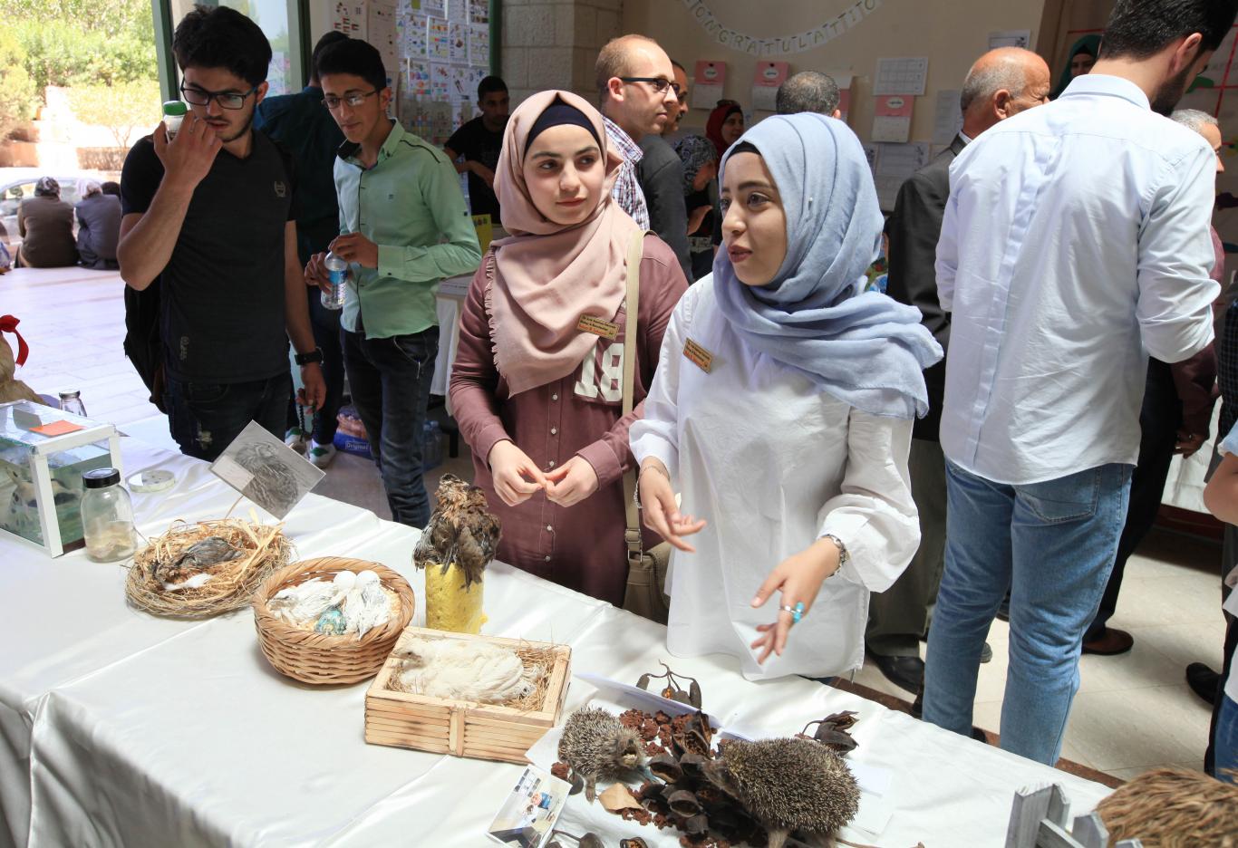 Part of the educational tools exhibition 