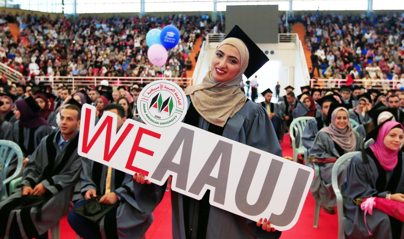 Arab American University Celebrates 14th Commencement | ARAB AMERICAN UNIVERSITY
