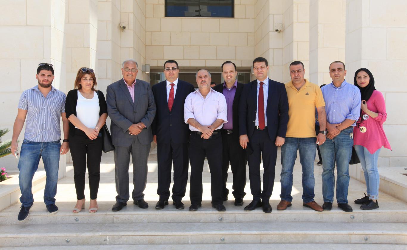 Part of the delegation from Palestinian Diplomatic Corps visit 