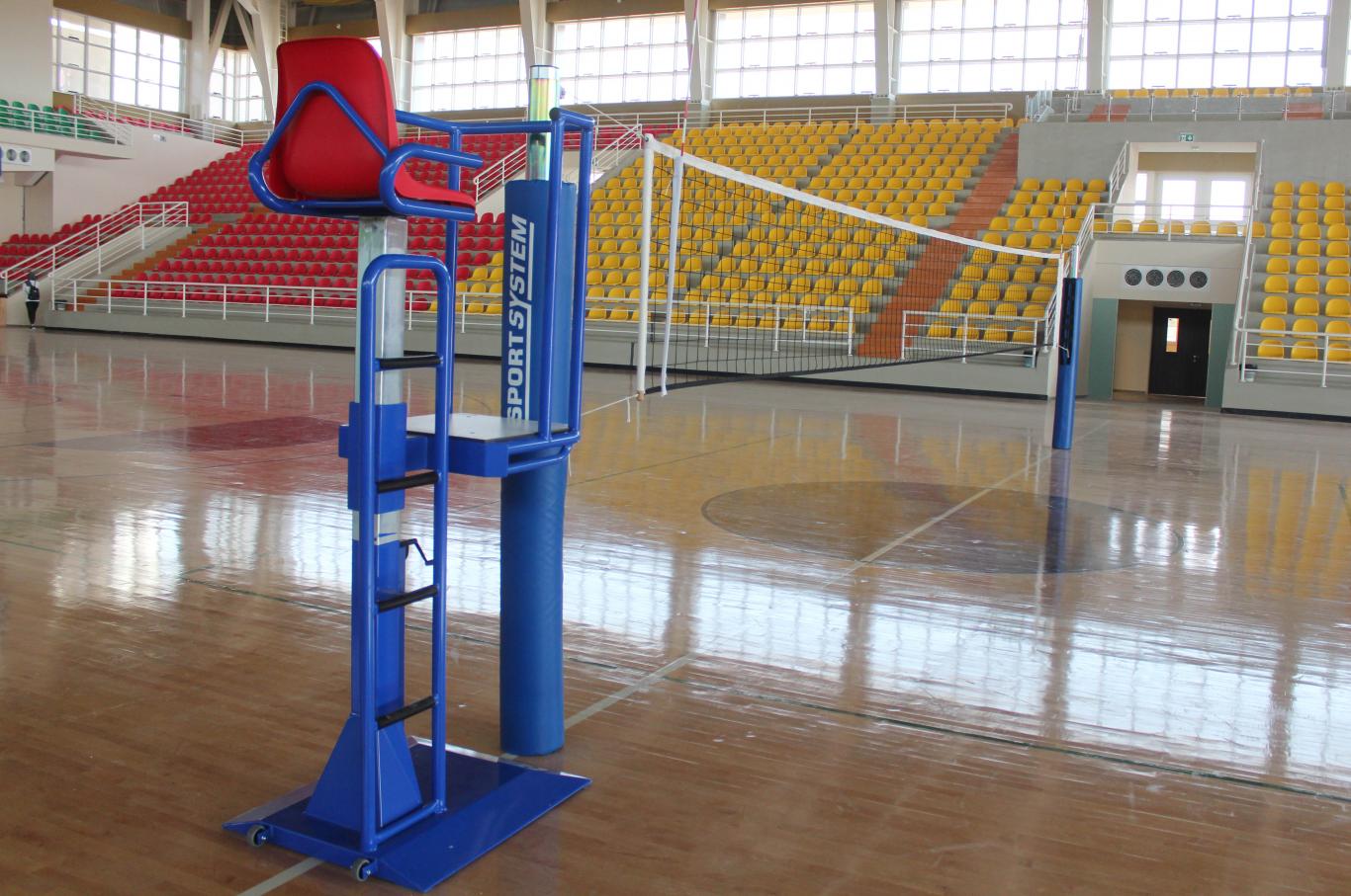 Installing and Equipping Sports Equipment in the Arab American University Closed Gym Hall