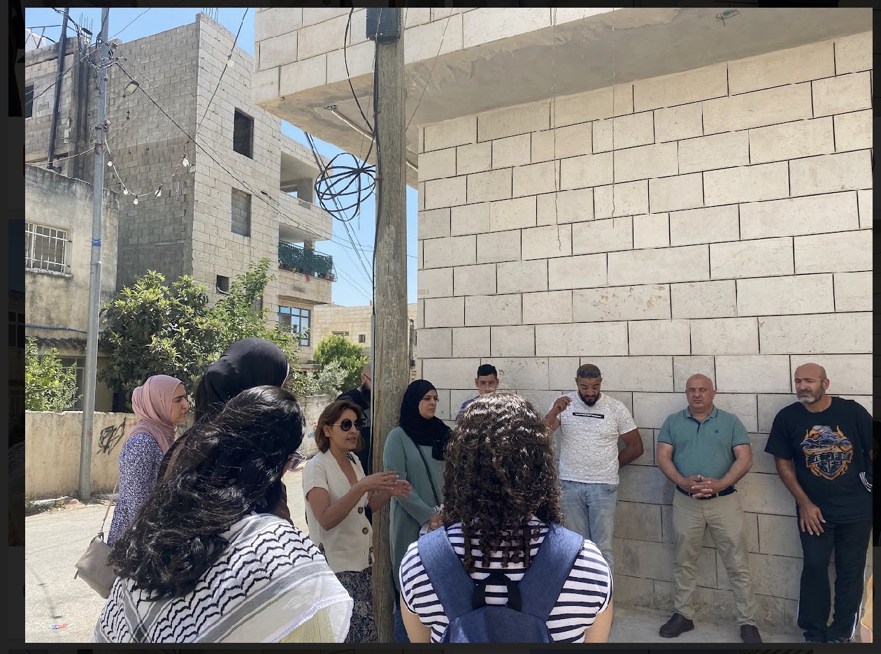 Students of International Graduate Studies Have a Field Tour to Villages North of Ramallah