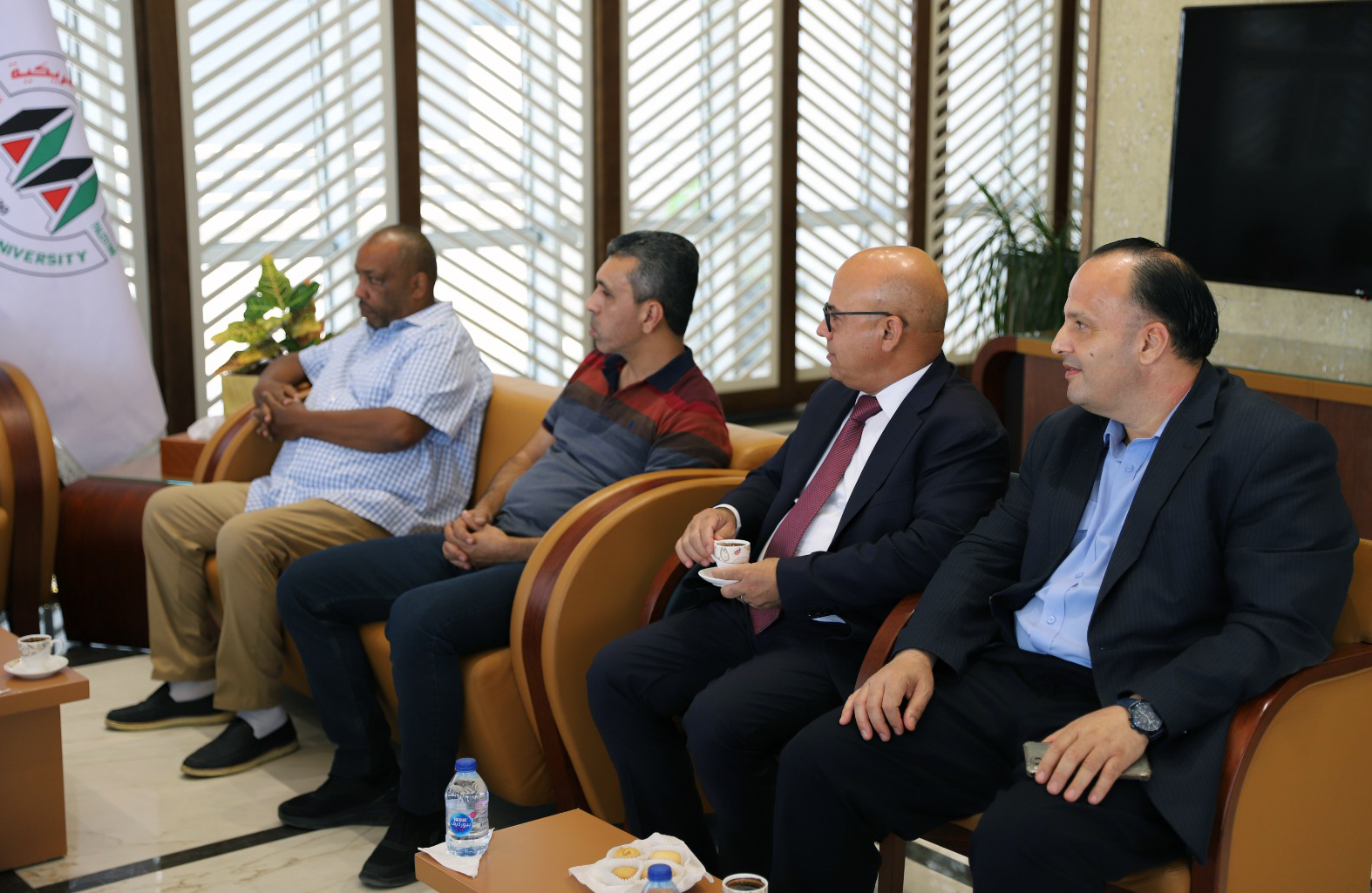 A Jerusalemite Delegation Visits AAUP in Ramallah