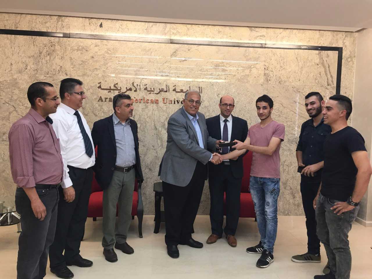 Honoring the university’s participating team in the National Programing Contest ACM