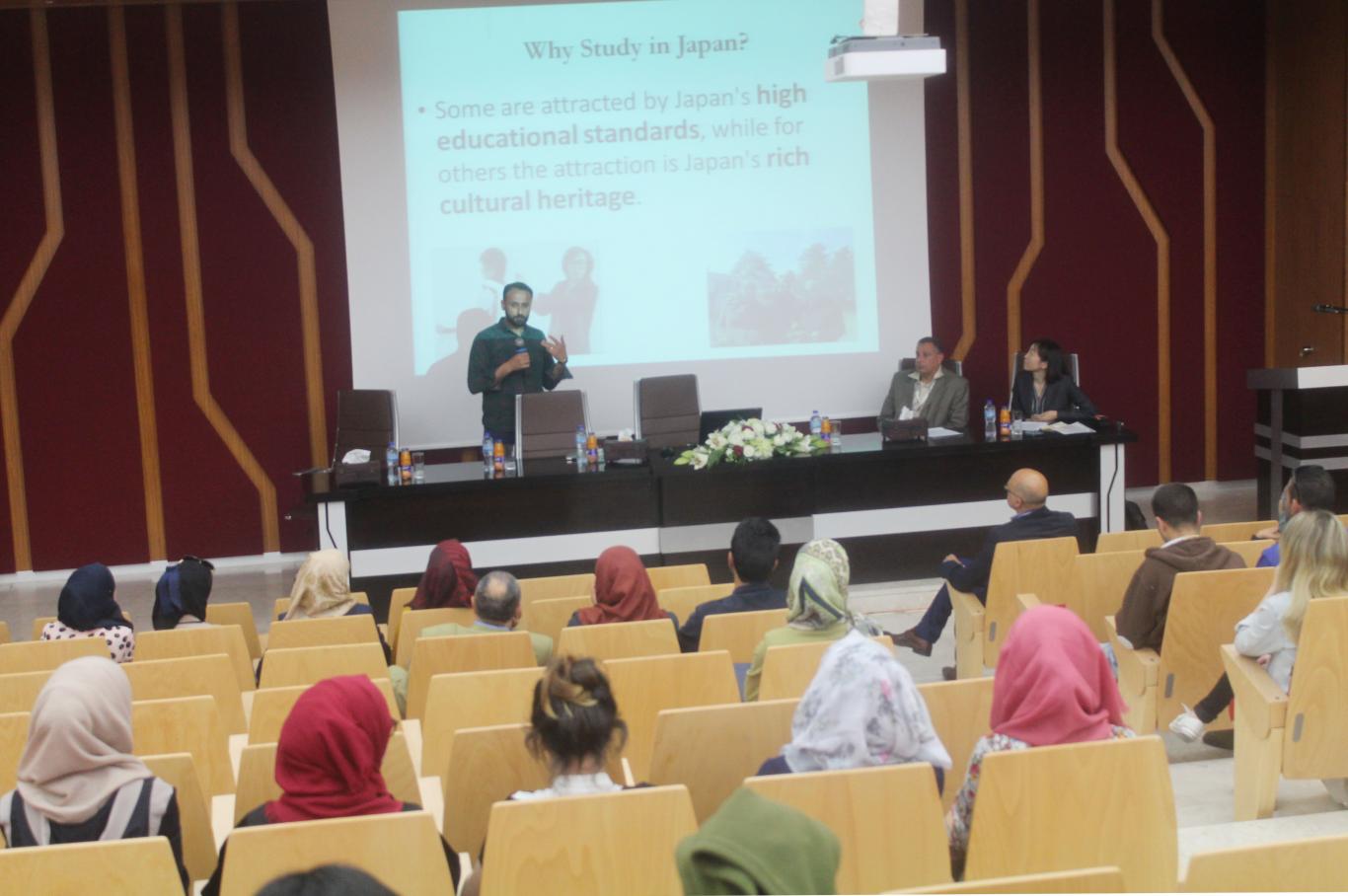 Arab American University Holds Introductory Meeting on The Japanese Government Graduate Studies Scholarships