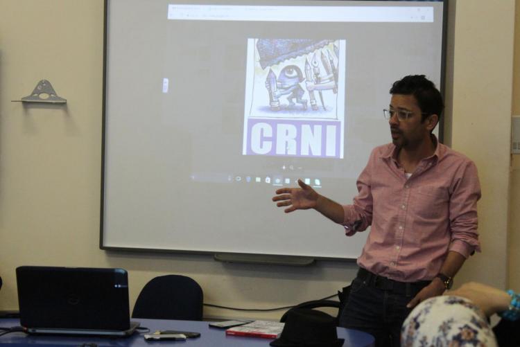 The University Organizes a Meeting on the Caricature Art For Arabic And Media Department Students