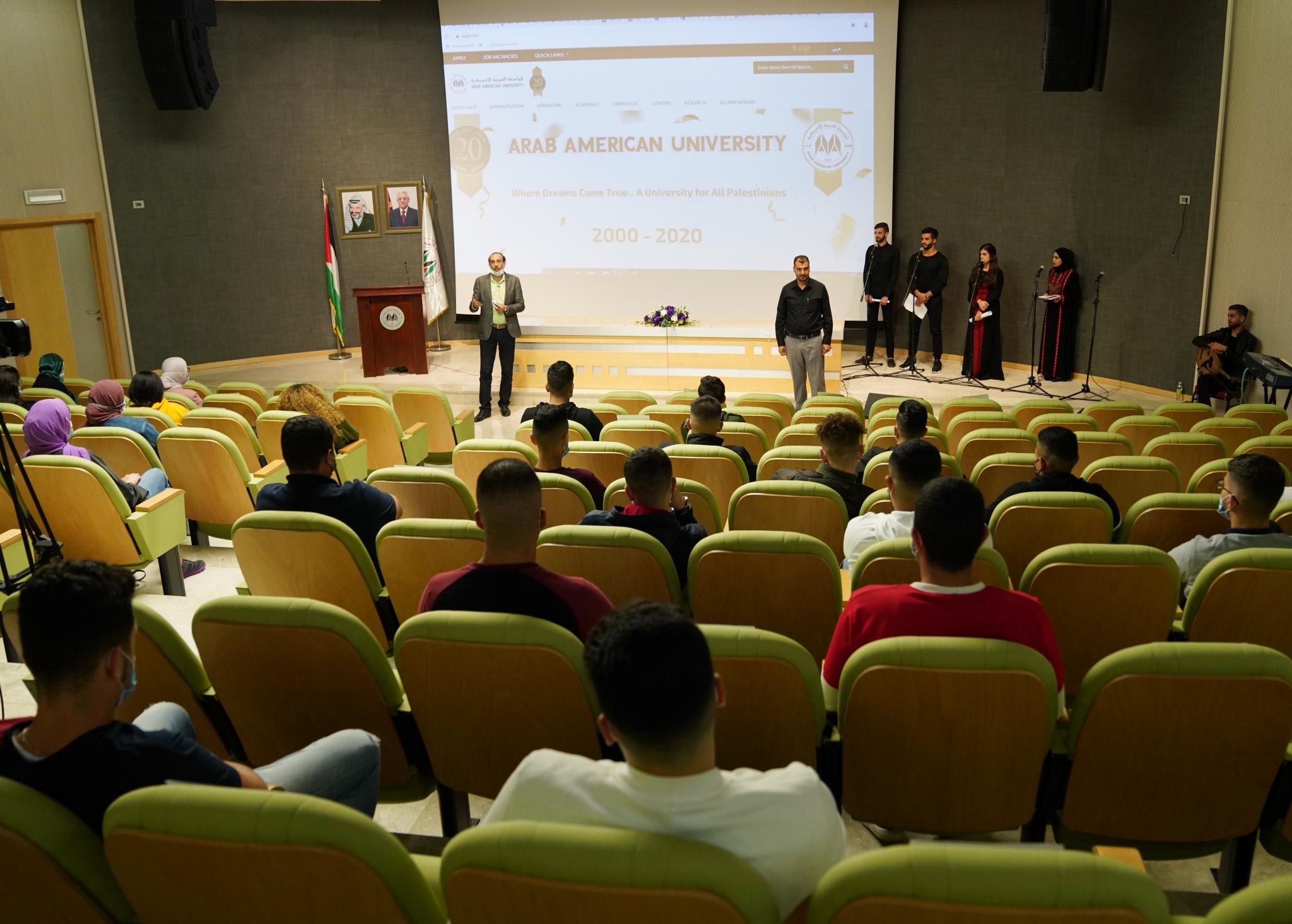 AAUP- Ramallah Campus Organizes an Orientation Day for its New Students of the Academic Year 2020/2021