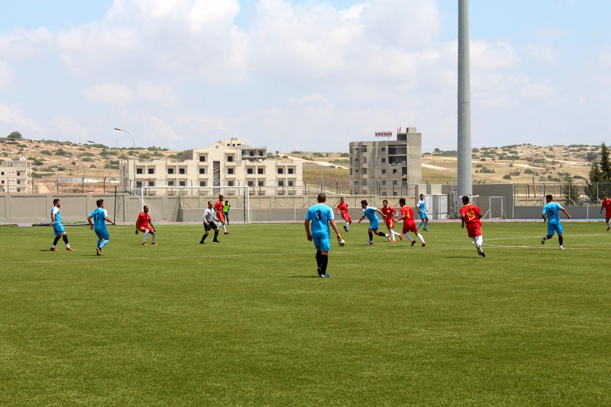 مباراة نهائي بطولة الجامعات الفلسطينية لكرة القدم