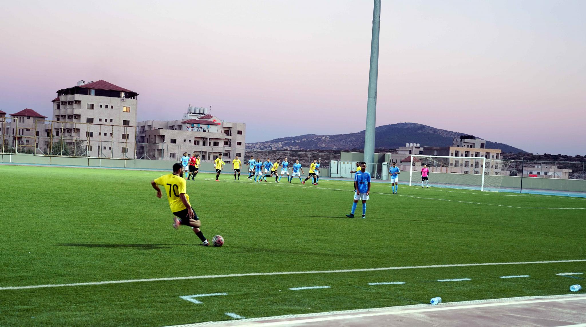 The University Hosts the Second Week of First Degree League in Football