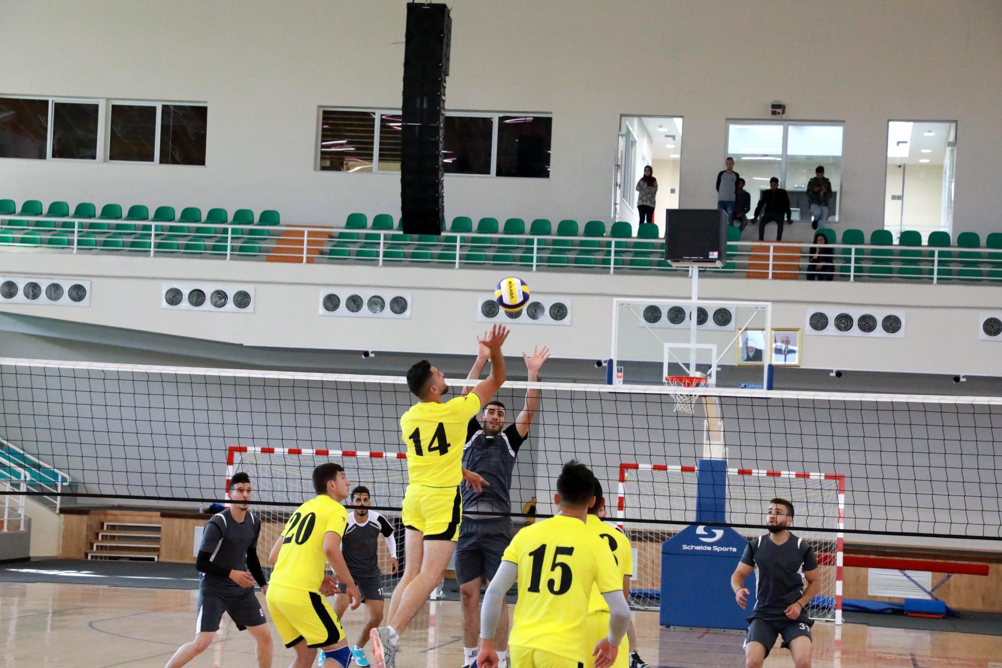 Photos of the Match That Gathered the University Team With Al-najah University Team of Volleyball League Championship for Palestinian Universities for the Year 2018