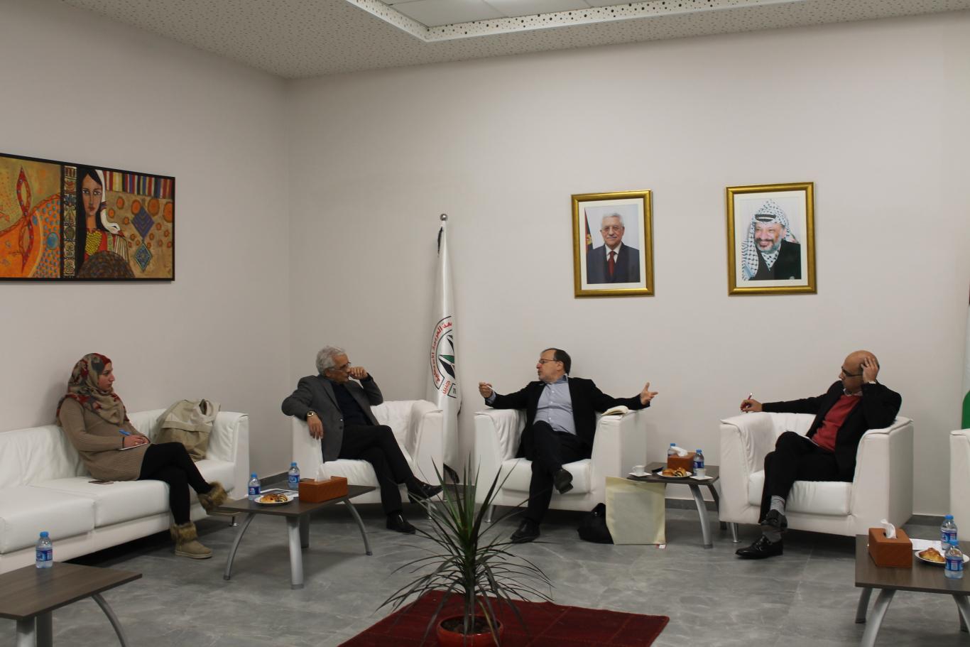 Director of the Geneva Academy of International and Humanitarian Law Visits the University Campus in Ramallah