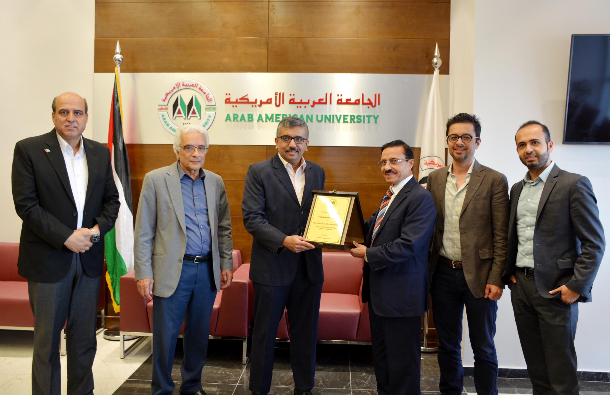 India's Ambassador at Palestine Anish Rajan Visits the University