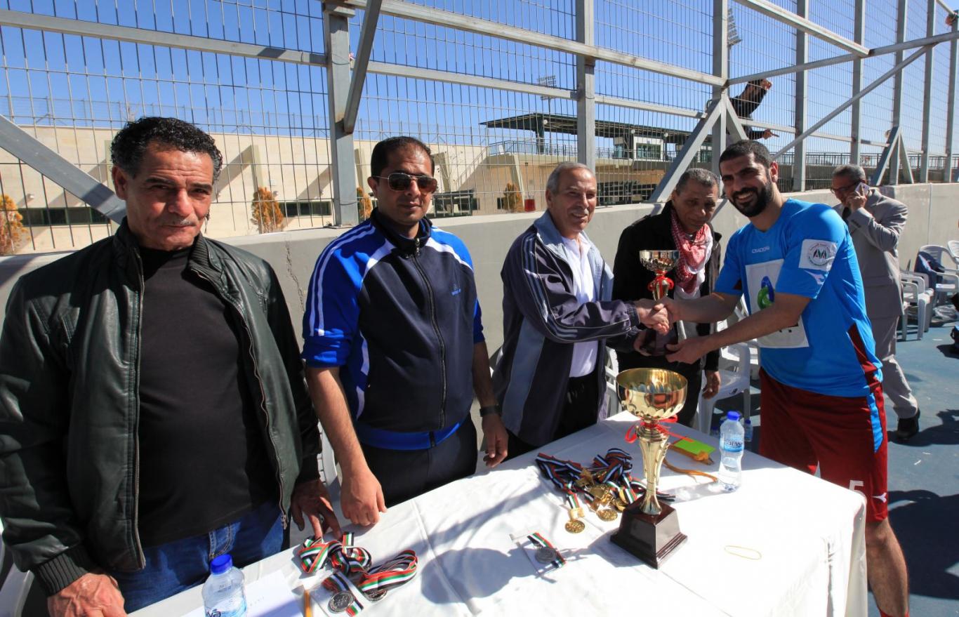 University Organizes Five-a-side Football Championship for Palestinian Universities Staffs