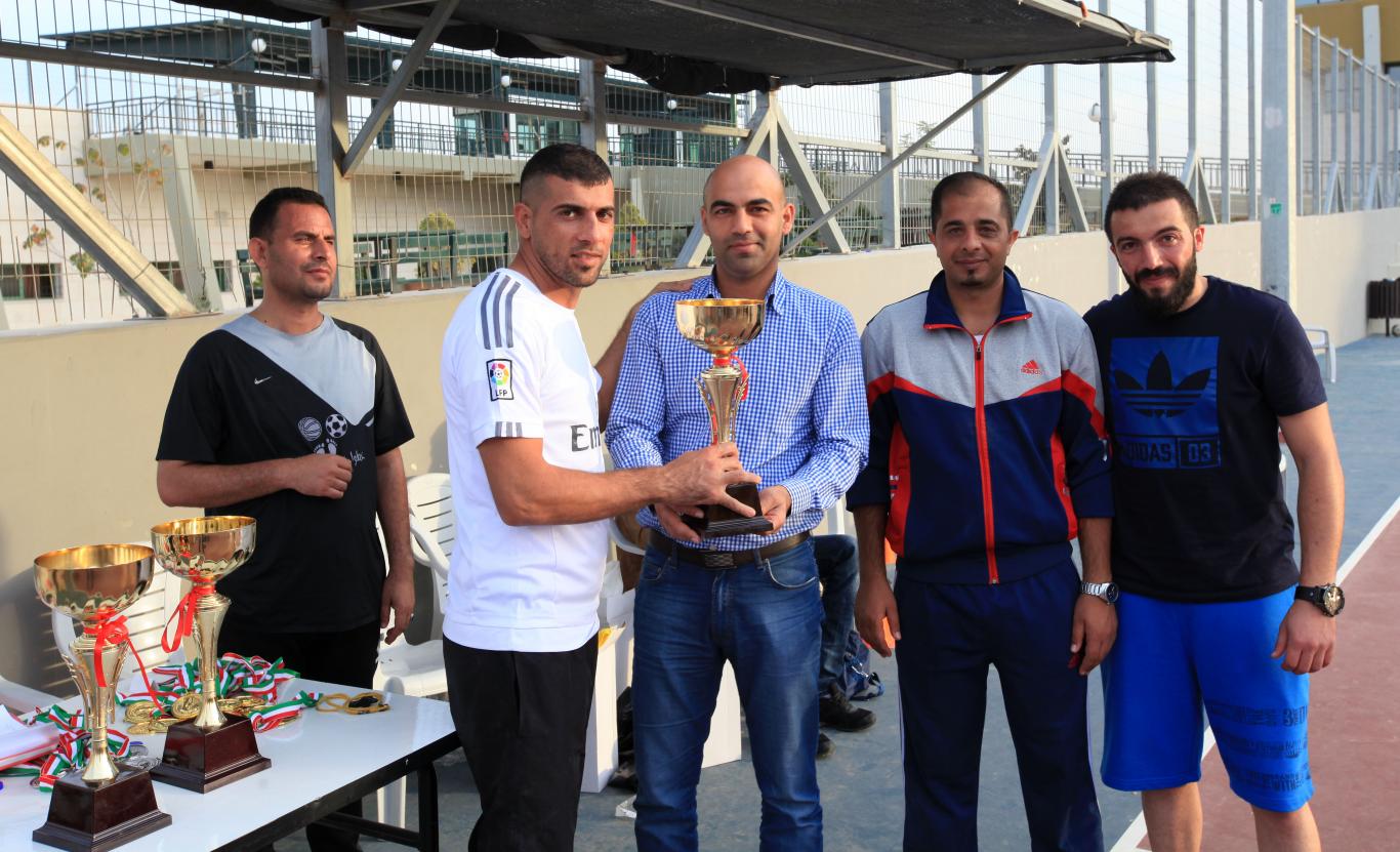 بطولة كرة القدم الخماسي لموظفي الجامعات الفلسطينية 