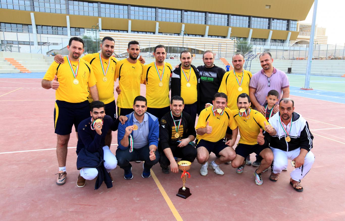 Five-a-side Football Championship of the Palestinian universities staff