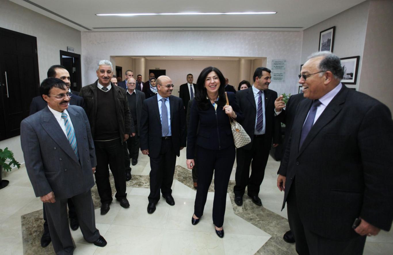 Her Excellency the Minister of National Economy Ms. Abeer Awdeh Visit