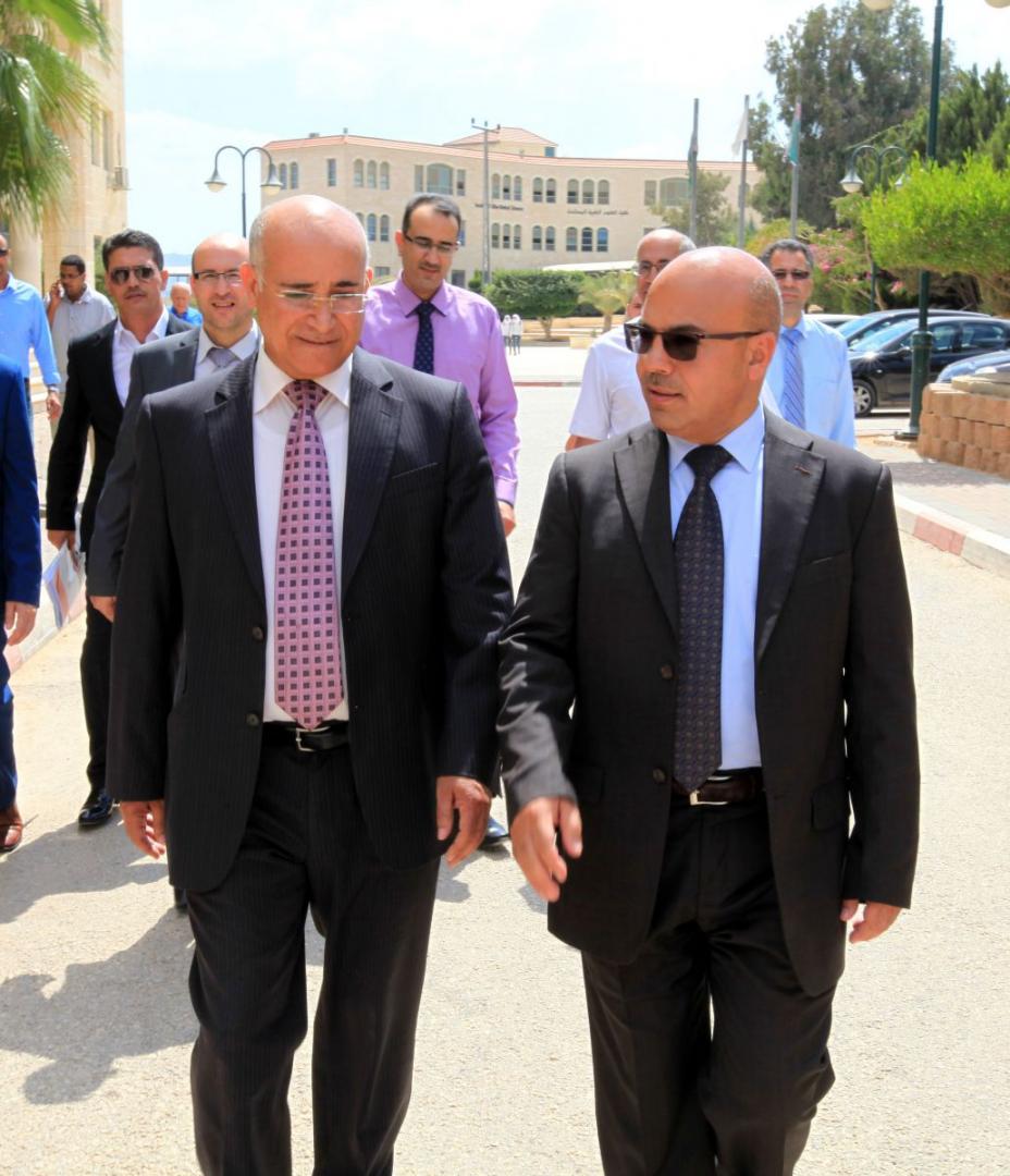 President of Arabic Democratic Party MP Talab Al-Sane’ Visit for University