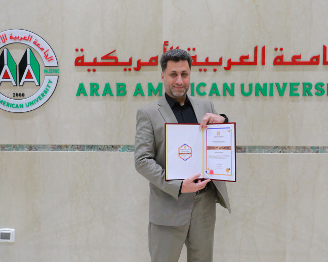 الجامعة العربية الأمريكية تحقّق حضورًا دوليًا في جوائزQS Reimagine Education 2025 وتفوز بالجائزة البرونزية