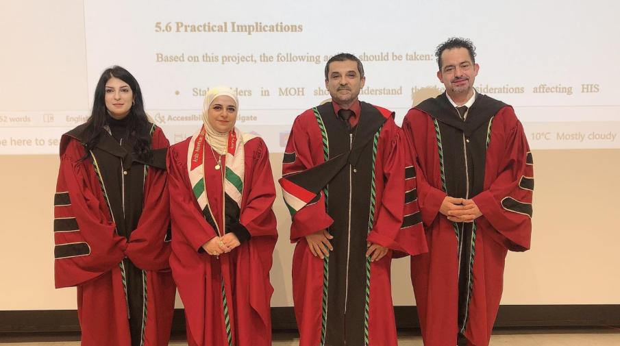 Defense of a Master’s Thesis by Rima Abu Khail in the Health Informatics Program
