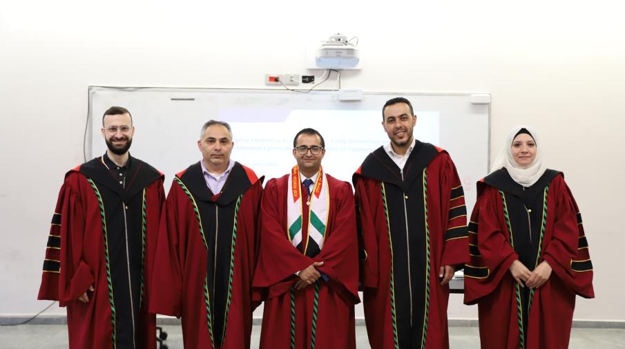 Defense of an M.A Thesis by Student Ahmed Abu Aisha in Cyber-Criminology and Digital Evidence Analysis