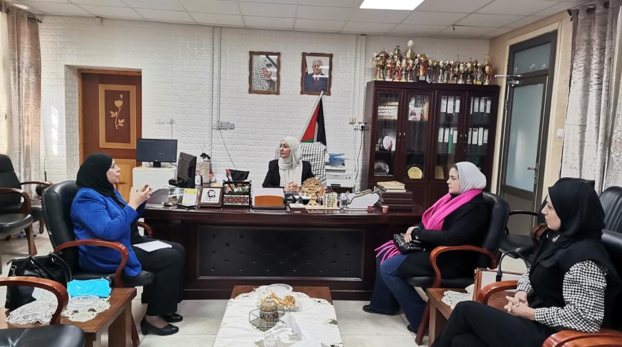 The Arab American University Holds a Meeting with the Directorate of Education in Jenin