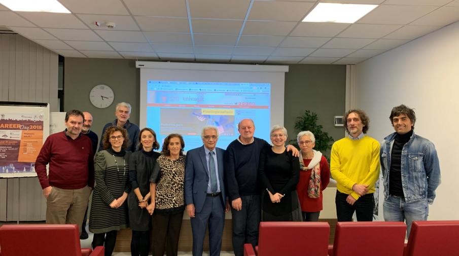 Prof. Waleed Deeb’s during his visit to the Italian University